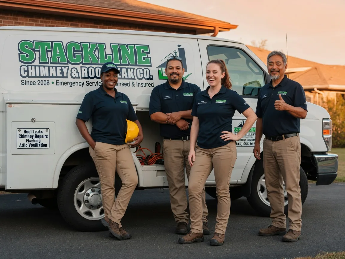 Chimney flashing repair company in Turtlepoint, PA